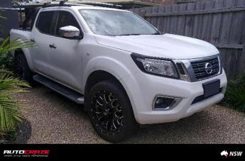 NISSAN NAVARA BUCK 25 XD GLOSS BLACK MILLED ACCENTS